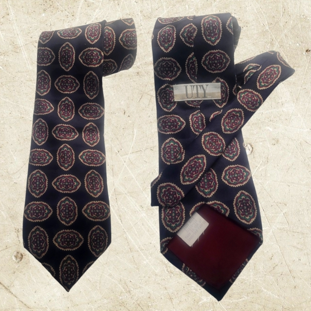 UTY 100% Silk Tie - EUC